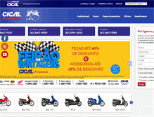 Tablet Screenshot of cicalhonda.com.br